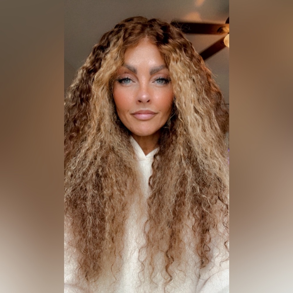 26in deep wave human hair wig
